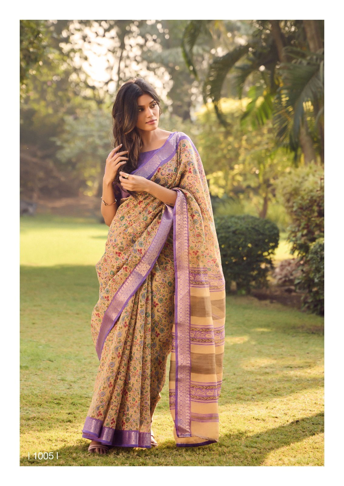 Sugandha By Sr Cotton Fancy Designer Saree Suppliers In Mumbai